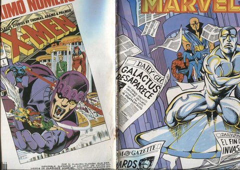 Clasicos Marvel numero 19: Estela Plateada / 4 Fantasticos (numerado 2 en trasera)