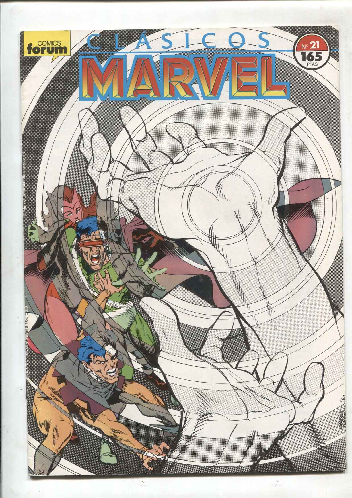 Clasicos Marvel numero 21: La Patrulla X (numerado 1 en trasera) (no conserva poster central)