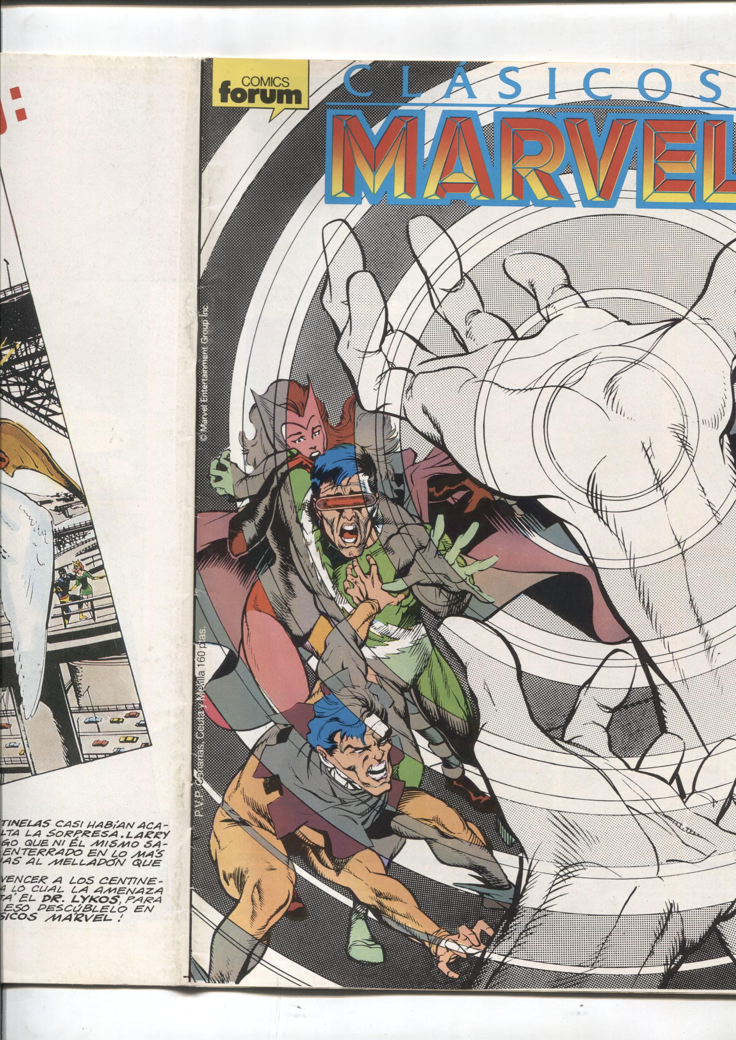 Clasicos Marvel numero 21: La Patrulla X (numerado 3 en trasera) (SI conserva poster central)