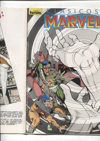 Clasicos Marvel numero 21: La Patrulla X (numerado 3 en trasera) (SI conserva poster central)