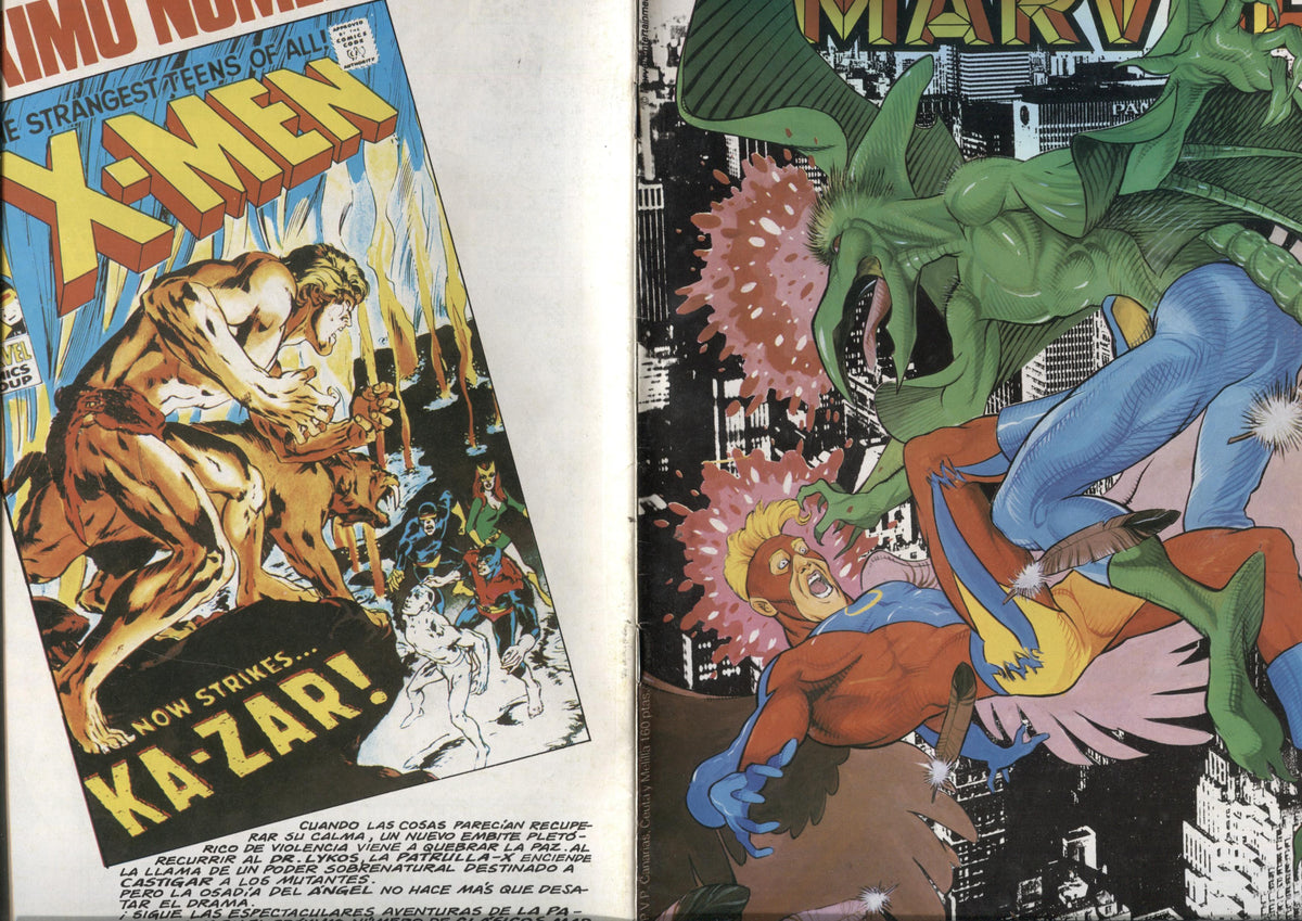 Clasicos Marvel numero 22: La Patrulla X (numerado 20 en trasera) (SI conserva poster central)
