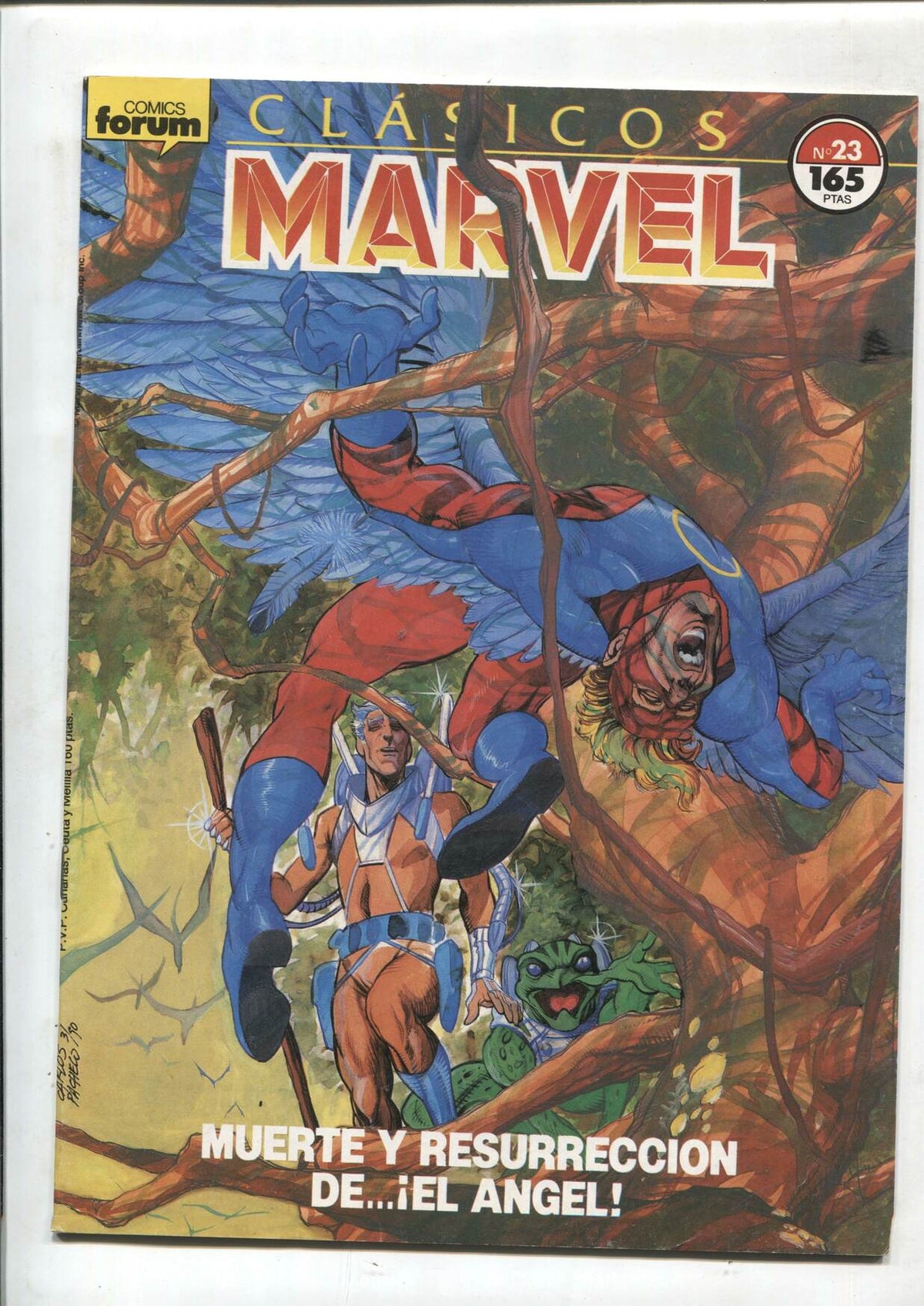 Clasicos Marvel numero 23: La Patrulla X (numerado 1 en trasera) (NO conserva poster central)