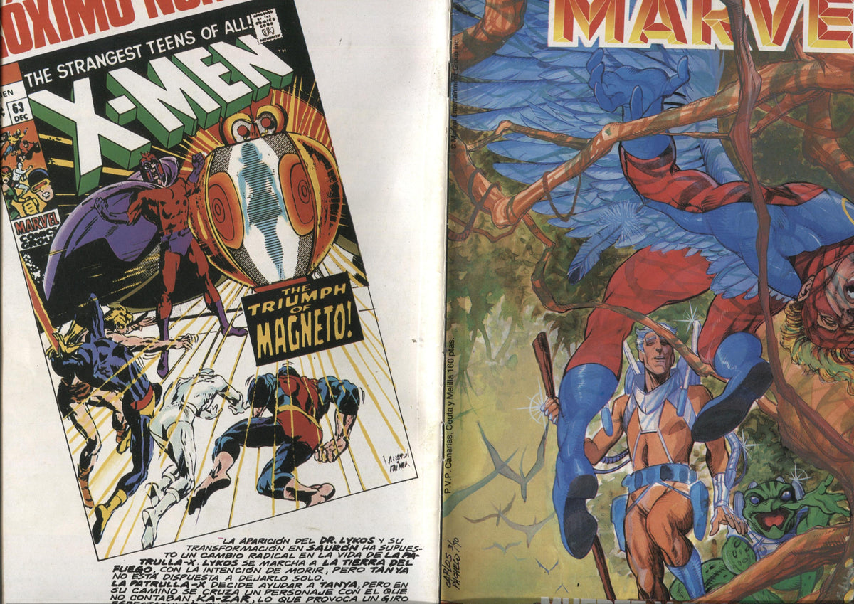Clasicos Marvel numero 23: La Patrulla X (numerado 2 en trasera) (SI conserva poster central)
