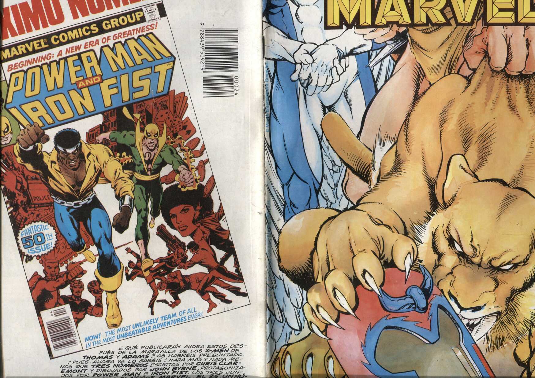Clasicos Marvel numero 24: La Patrulla X (numerado 2 en trasera) (NO conserva poster central)