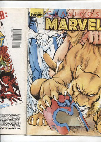 Clasicos Marvel numero 24: La Patrulla X (numerado 3 en trasera) (SI conserva poster central)