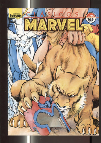 Clasicos Marvel numero 24: La Patrulla X (numerado 4 en trasera) (SI conserva poster central)