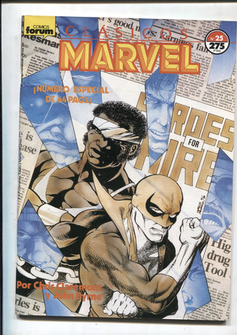 Clasicos Marvel numero 25: Powerman (numerado 1 en trasera) (SI conserva poster central)