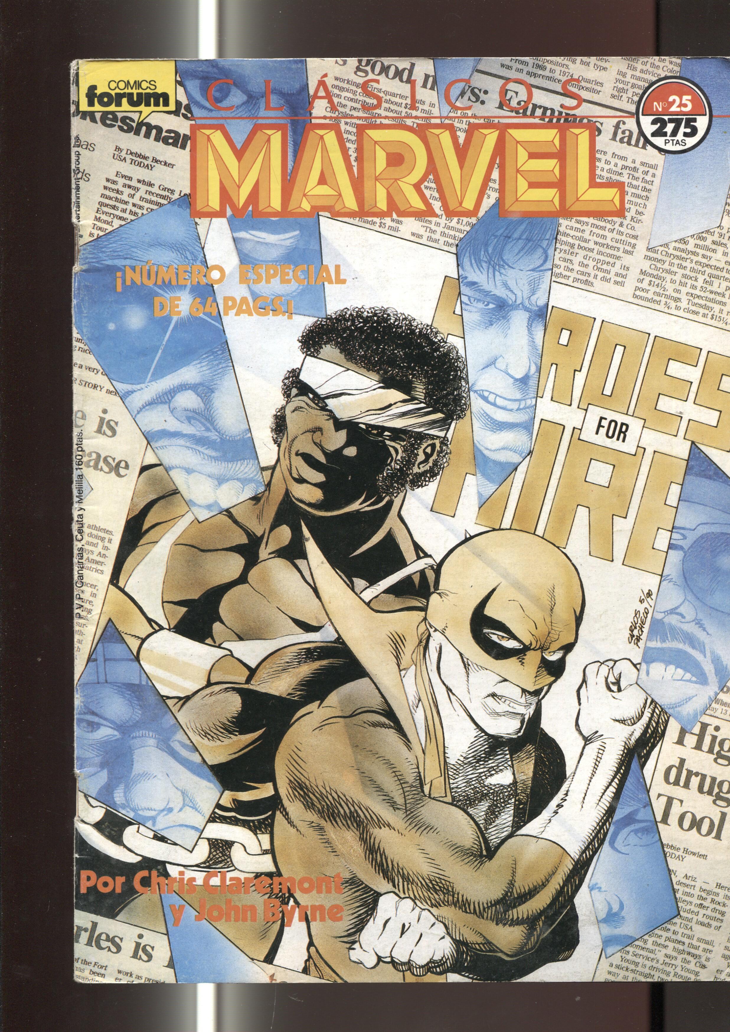 Clasicos Marvel numero 25: Powerman (numerado 4 en trasera) (SI conserva poster central)
