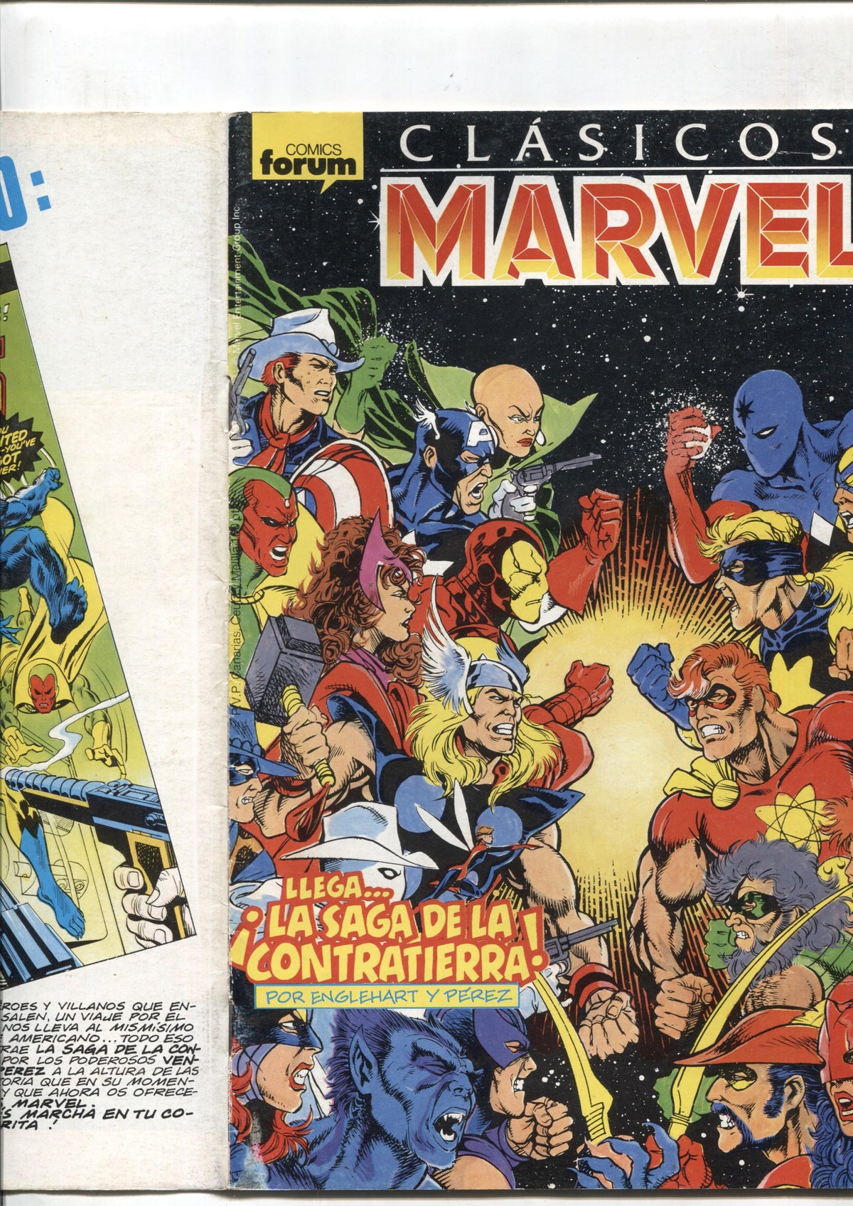Clasicos Marvel numero 26: Los Vengadores (numerado 3 en trasera) 