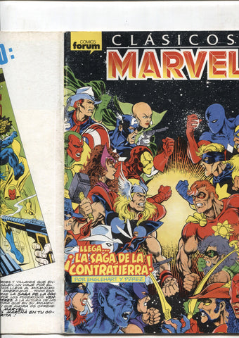 Clasicos Marvel numero 26: Los Vengadores (numerado 3 en trasera) 