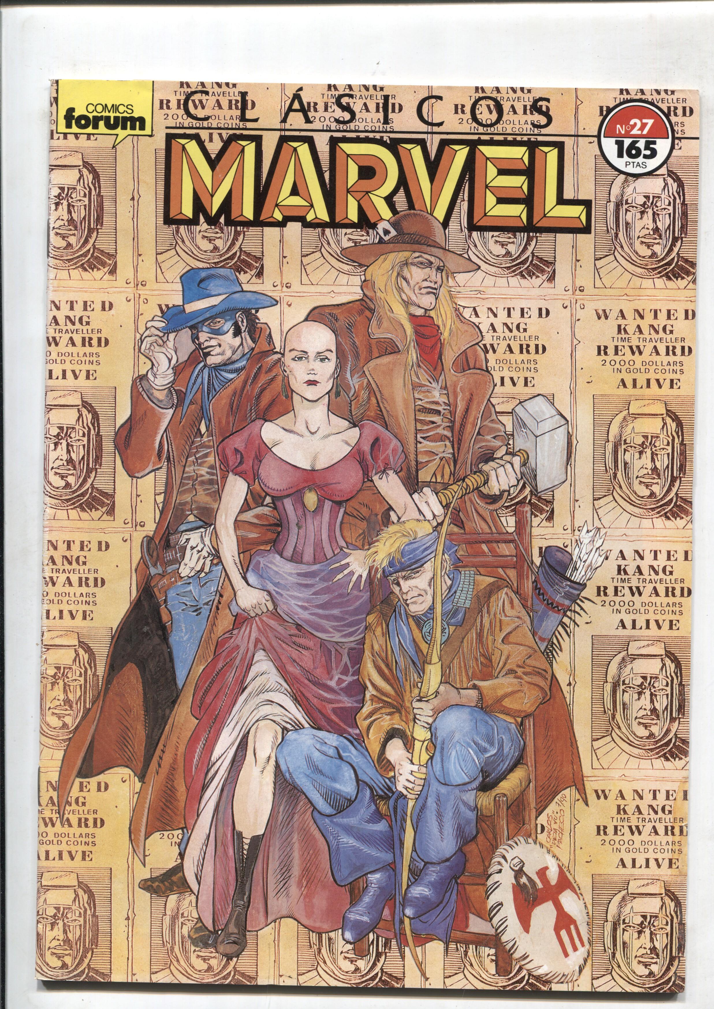 Clasicos Marvel numero 27: Los Vengadores (numerado 1 en trasera) 