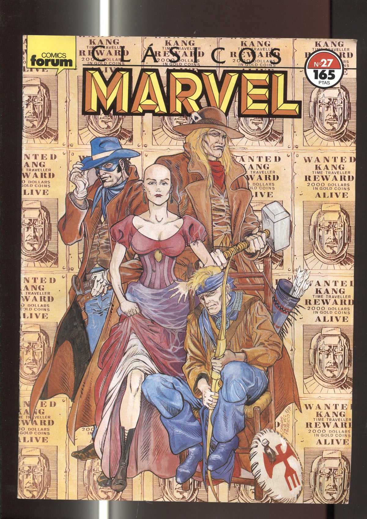 Clasicos Marvel numero 27: Los Vengadores (numerado 4 en trasera) 