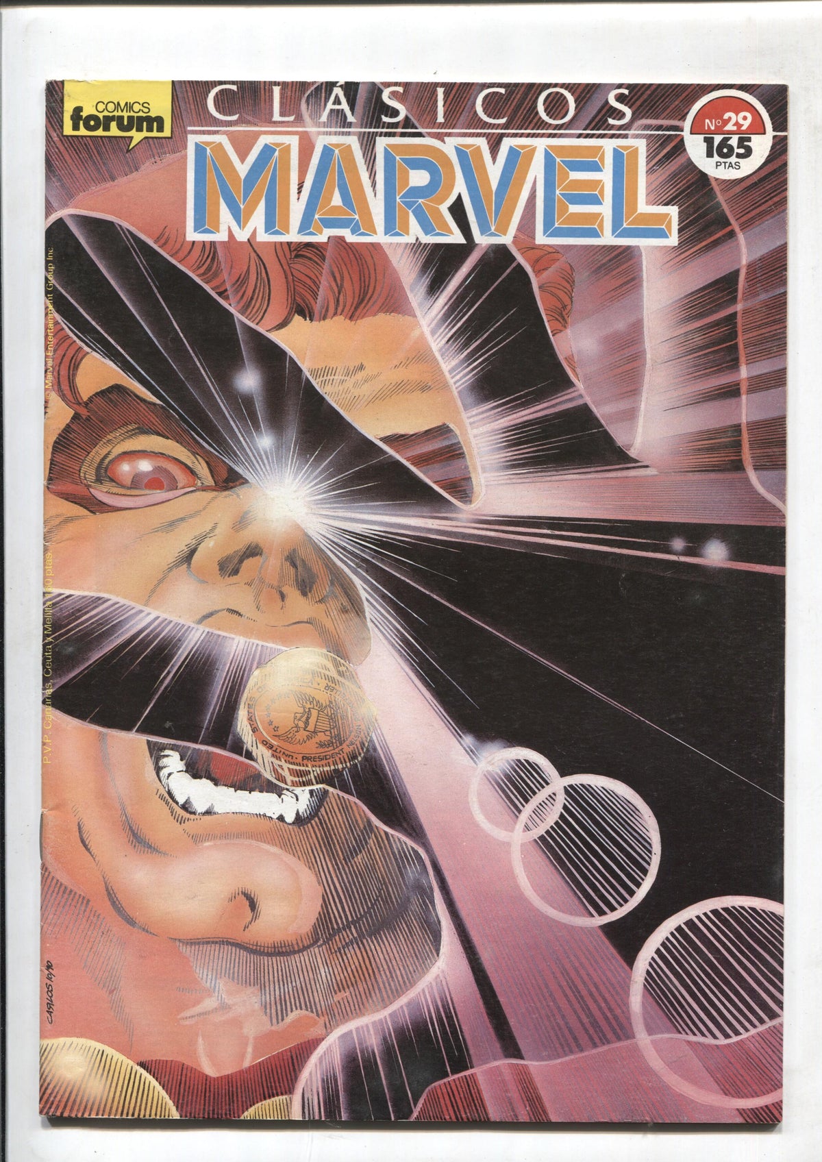 Clasicos Marvel numero 29: Los Vengadores (numerado 1 en trasera) 