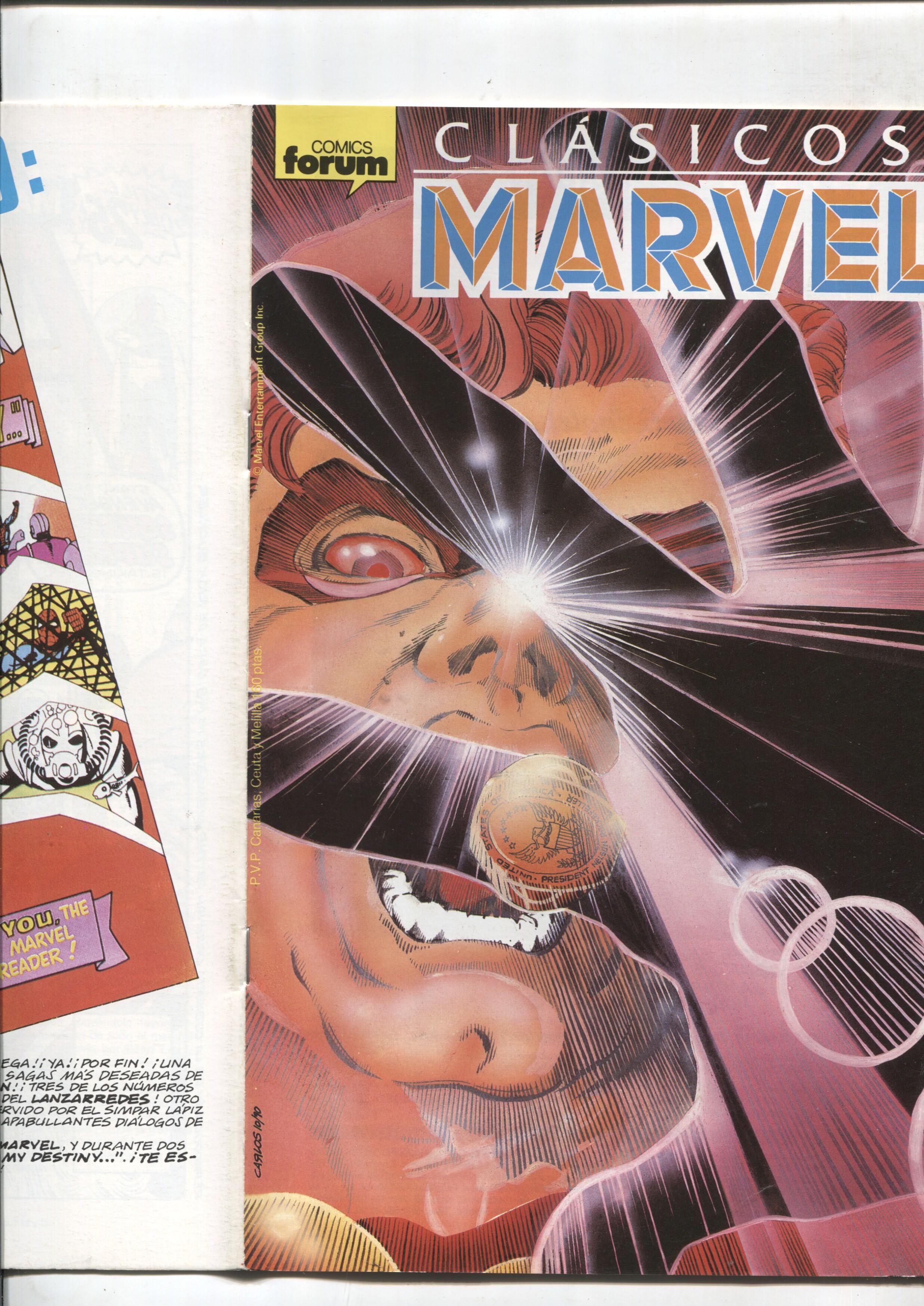Clasicos Marvel numero 29: Los Vengadores (numerado 3 en trasera) 