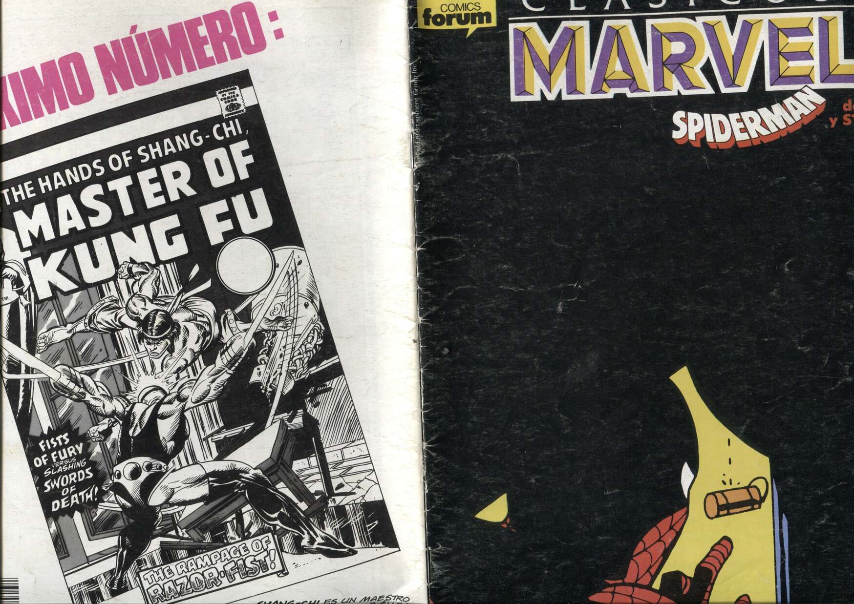 Clasicos Marvel numero 31: Spiderman (numerado 2 en trasera)