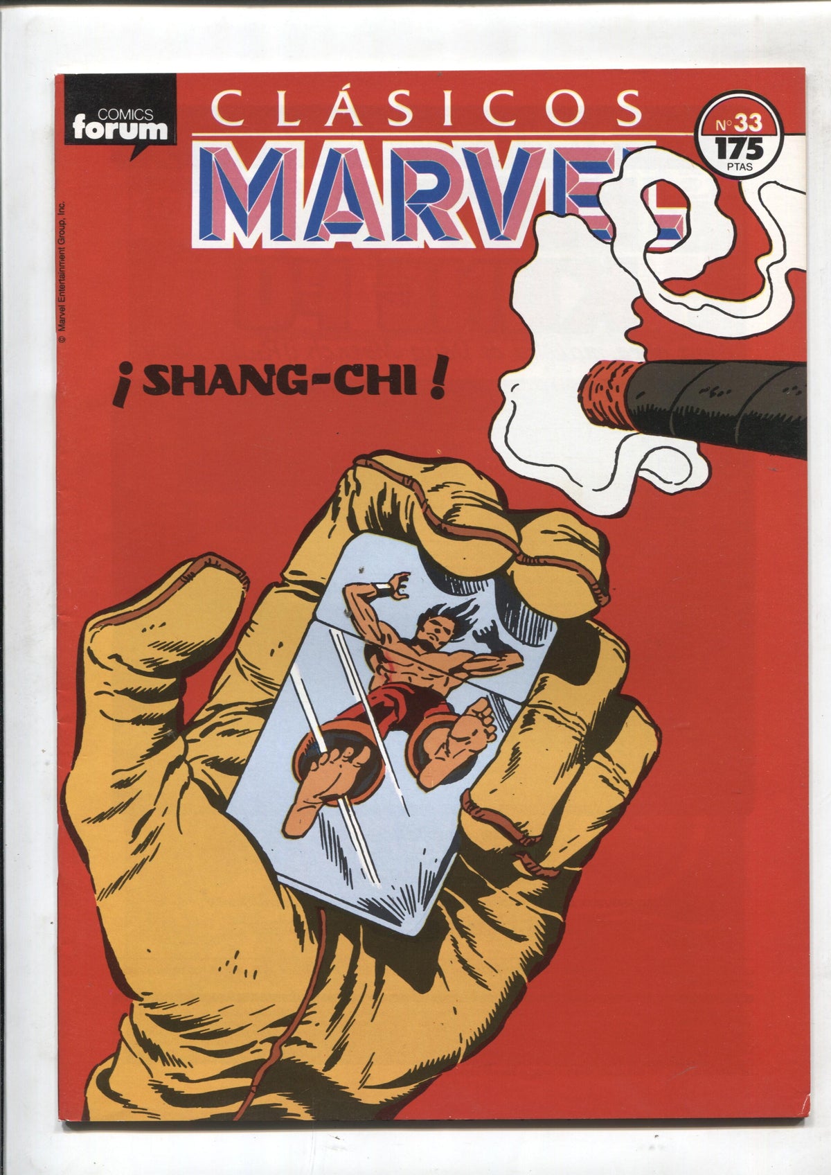 Clasicos Marvel numero 33: Master Of Kung Fu: Shang Chi (numerado 1 en trasera)