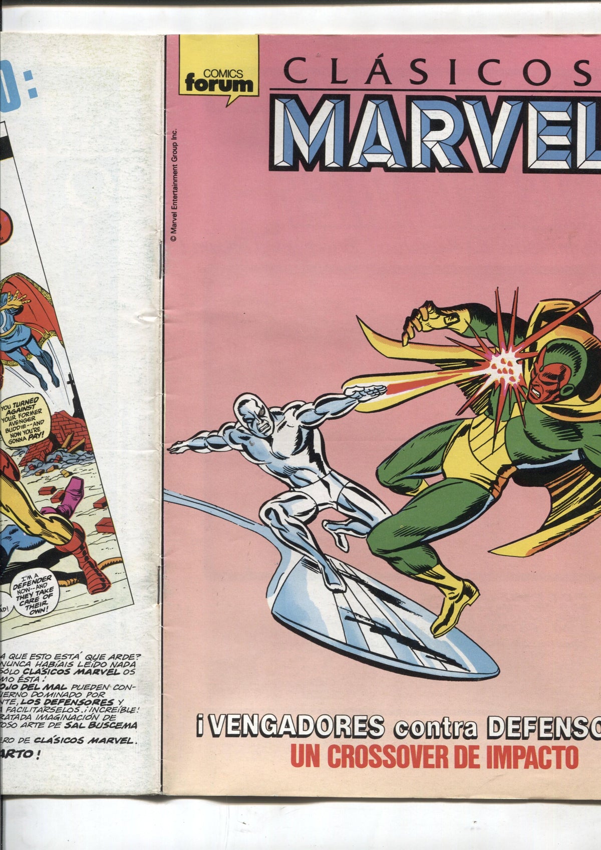 Clasicos Marvel numero 34: Los Vengadores (numerado 3 en trasera)