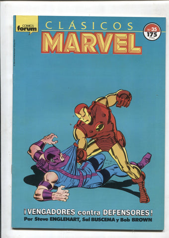 Clasicos Marvel numero 35: Los Vengadores (numerado 1 en trasera)