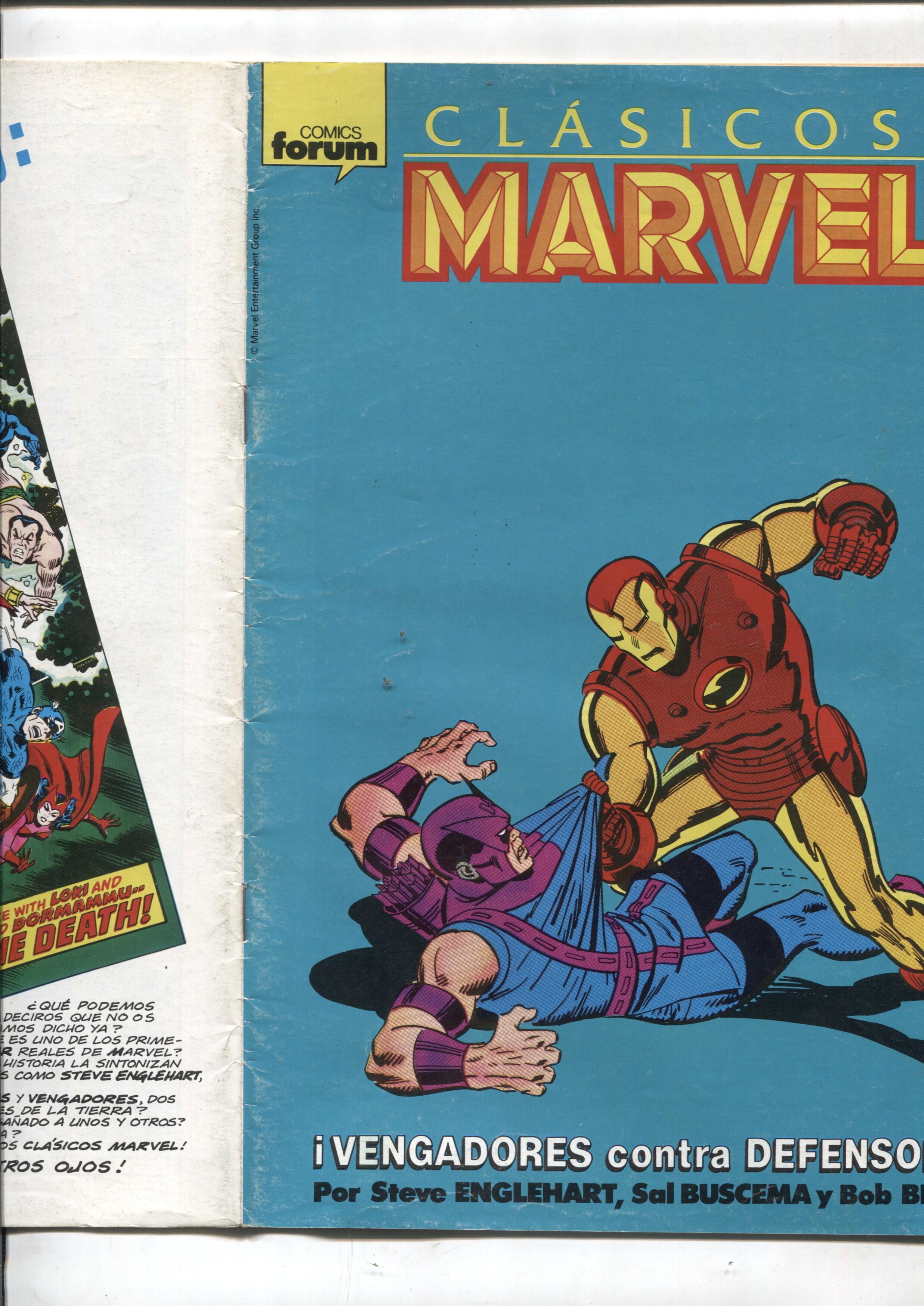 Clasicos Marvel numero 35: Los Vengadores (numerado 2 en trasera)