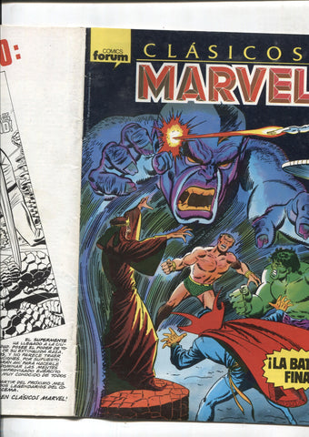 Clasicos Marvel numero 37: Los Vengadores (numerado 3 en trasera)