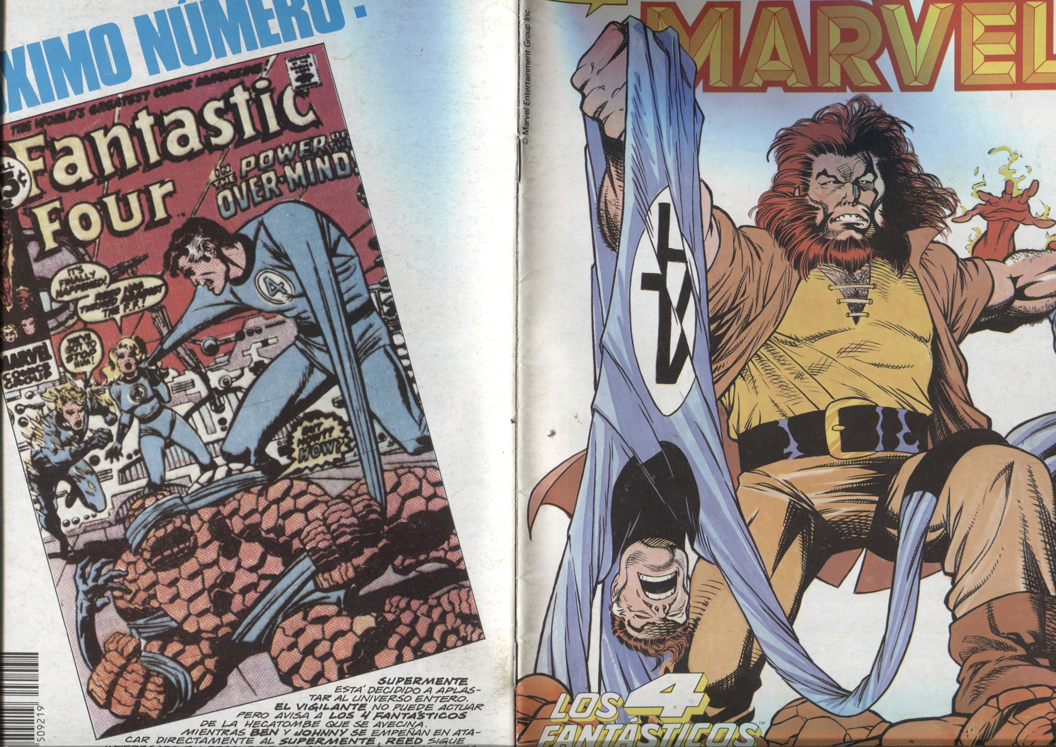 Clasicos Marvel numero 38: Los 4 Fantasticos (numerado 2 en trasera) (SI conserva poster central)