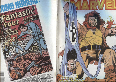 Clasicos Marvel numero 38: Los 4 Fantasticos (numerado 2 en trasera) (SI conserva poster central)