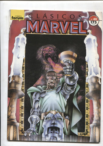 Clasicos Marvel numero 40: Los 4 Fantasticos (numerado 1 en trasera) (SI conserva poster central)