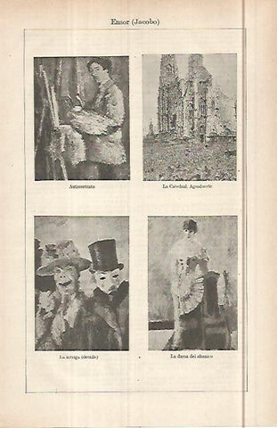 LAMINA ESPASA 29655: Obras por J. Ensor