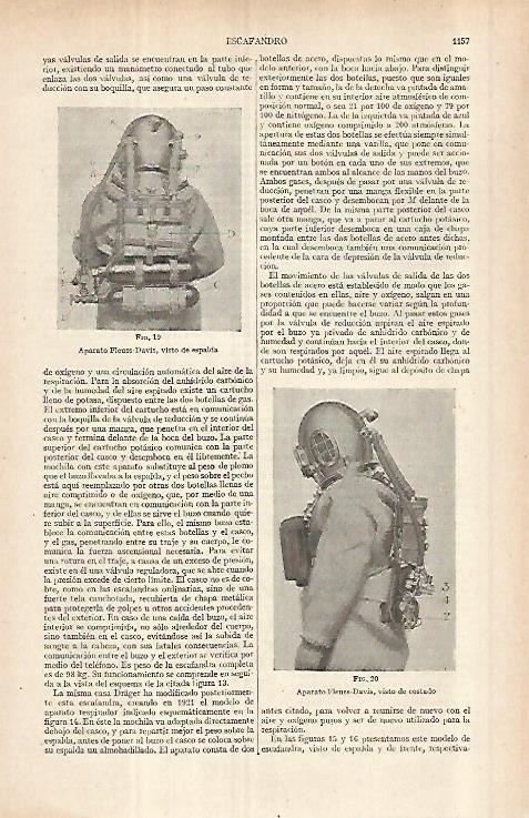 LAMINA ESPASA 29663: Aparato Fleuss-Davis