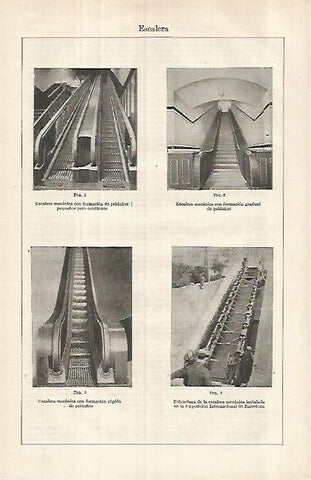 LAMINA ESPASA 29675: Escaleras mecanicas