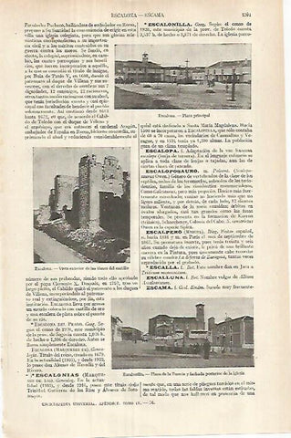 LAMINA ESPASA 29676: Castillo de Escalona