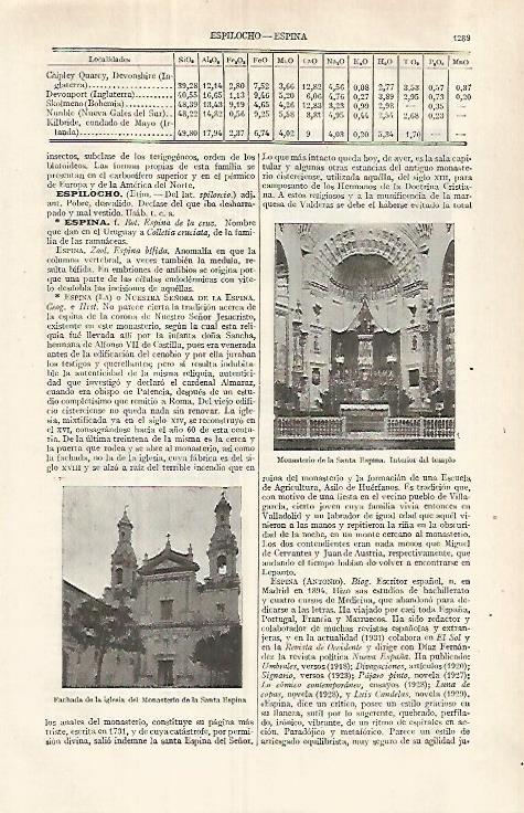 LAMINA ESPASA 29681: Monasterio de la Santa Espina