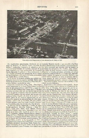 LAMINA ESPASA 29699: Exposicion de Artes Decorativas de Paris en 1925