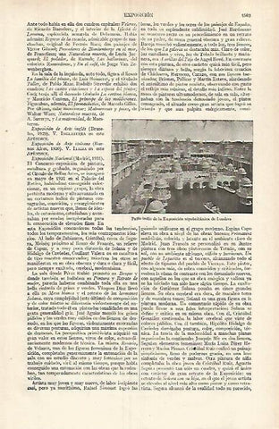 LAMINA ESPASA 29700: Patio indio de la Exposicion nipobritanica de Londres