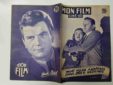 Revista: Mon Film num 281, 9/1/52 - Midi gare centrale. Portada: William Holden et Nancy Olson