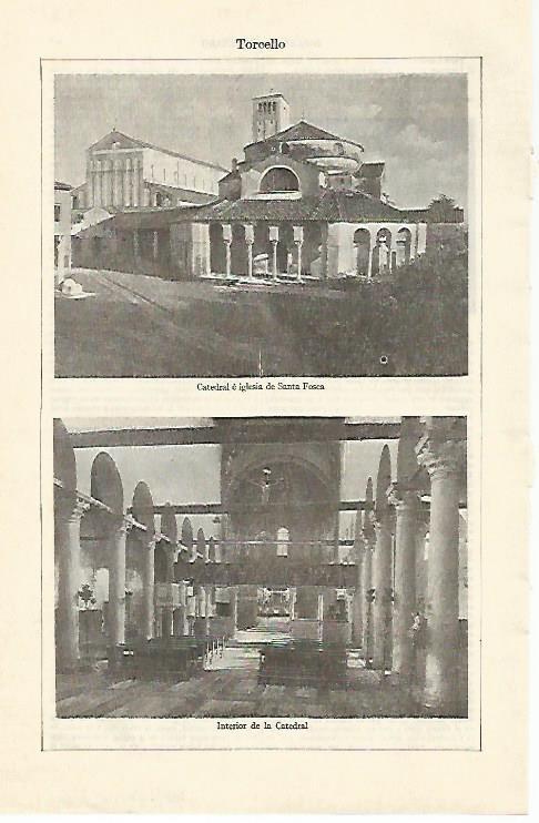 LAMINA ESPASA 1314: Catedral de Torcello Italia