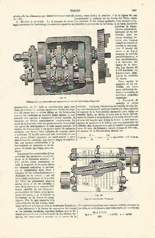 LAMINA ESPASA 1334: Caja de velocidades Ruppert y Waguer