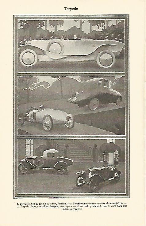 LAMINA ESPASA 1350: Coches torpedo