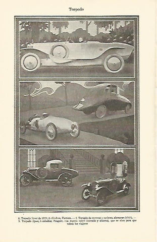 LAMINA ESPASA 1350: Coches torpedo