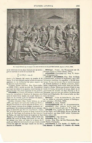 LAMINA ESPASA 13025: Relieve de Lombardo en Padua  Italia