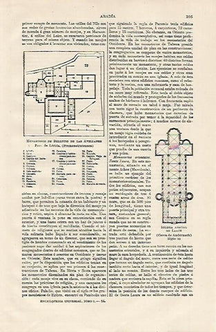 LAMINA ESPASA 13103: Monasterio de Bellpuig de les Avellanes