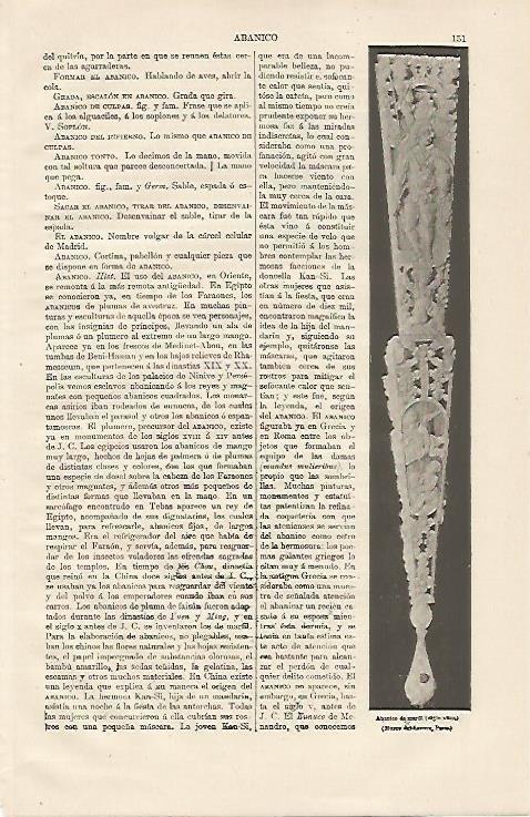 LAMINA ESPASA 13116: Abanico de marfil del siglo XVIII