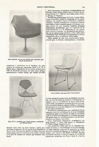 LAMINA ESPASA 13363: Sillas de diseño industrial