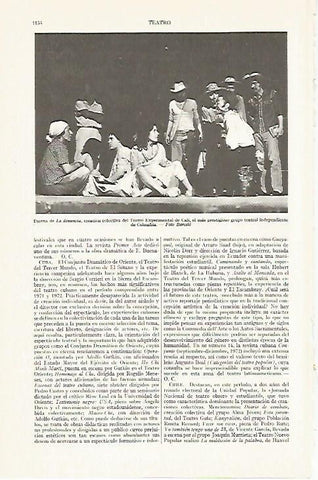 LAMINA ESPASA 13497: Escena de La Denuncia del Teatro Experimental de Cali
