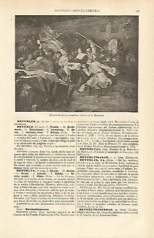 LAMINA ESPASA 13555: La revuelta de los campesinos por L. Herterich