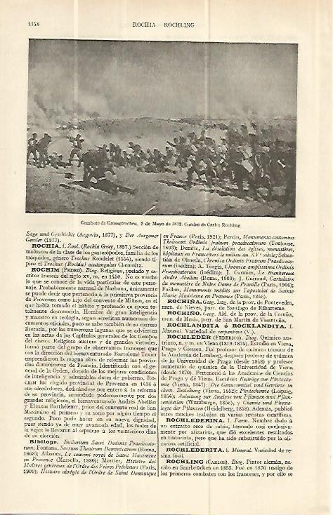 LAMINA ESPASA 13725: Combate de Grossgorschen 2 de mayo de 1813