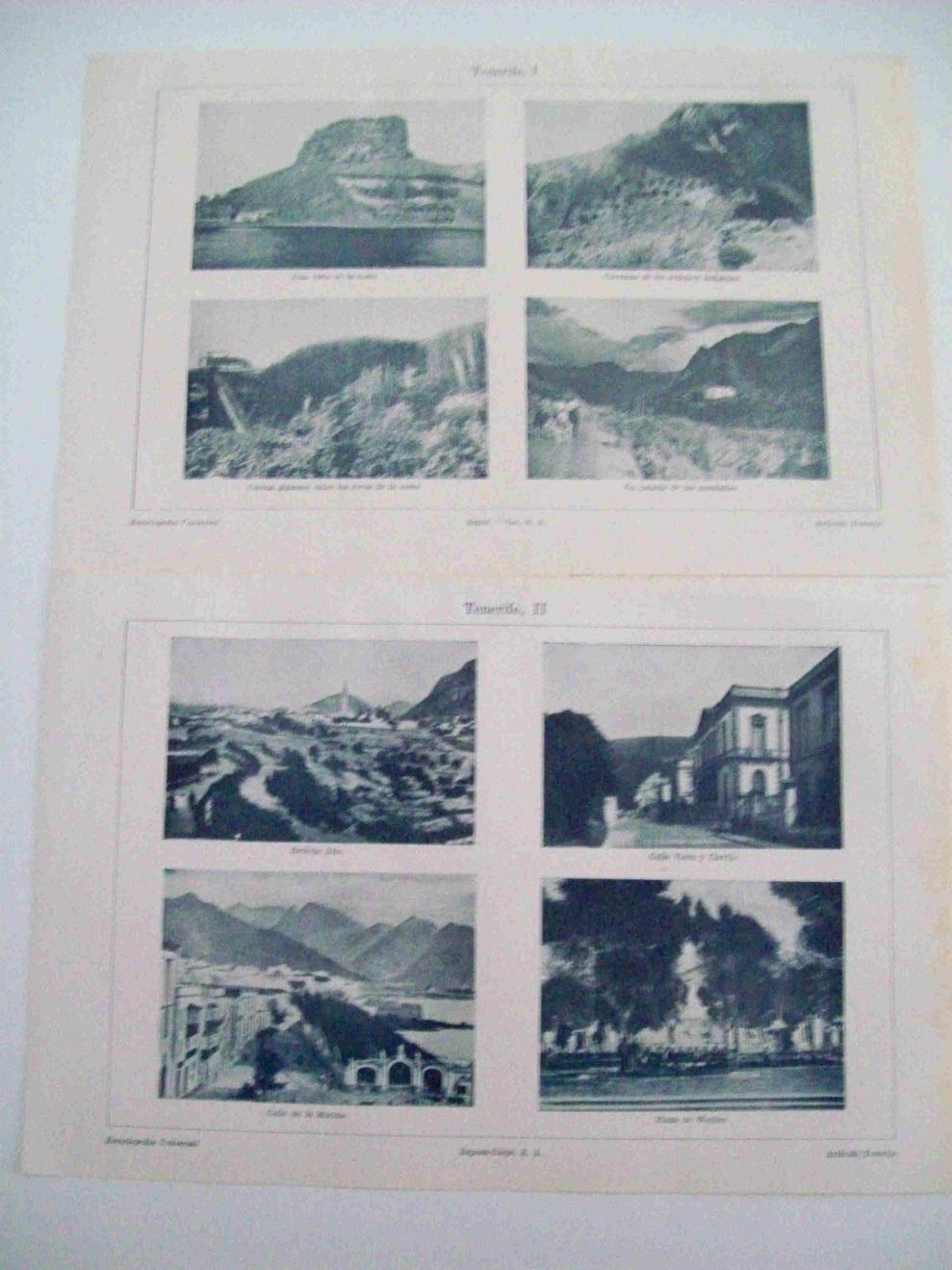 LAMINA ESPASA 13814: Vistas de la isla de Tenerife