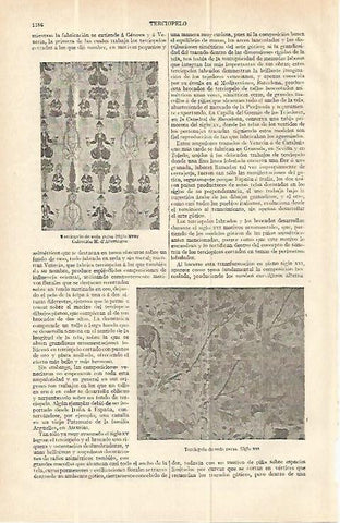 LAMINA ESPASA 13855: Terciopelo persa del siglo XVII