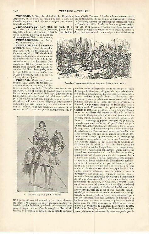 LAMINA ESPASA 13880: Francisco I armando caballero a Bayard