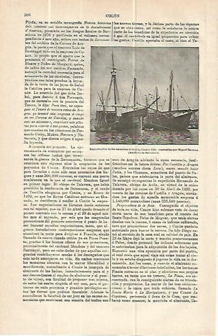LAMINA ESPASA 13928: Reproduccion de las tres calaveras de Colon